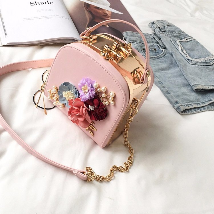 Korean Style Metal Fashion For Dinner Bags