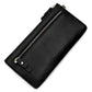 Women's First Layer Cowhide Clutch Leather Zipper Ladies Wallets