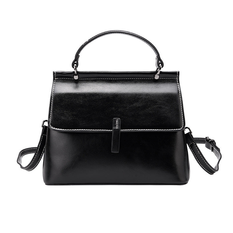 Women's Genuine Leather Portable Large Capacity Handbags