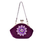 Women's Red Bridal Wedding Flower Dinner Diamond Shoulder Bags