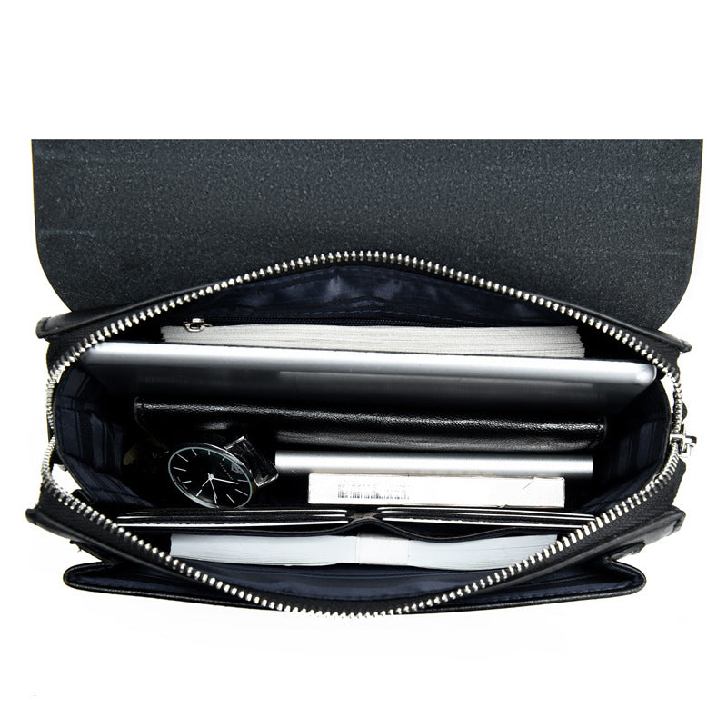 Men's Combination Clutch Large Capacity Leather Business Men's Handbags
