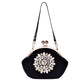 Women's Red Bridal Wedding Flower Dinner Diamond Shoulder Bags