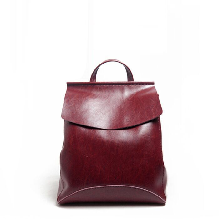 Popular Women's Comfortable New Fashion Leather Backpacks