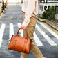Slouchy Female Lady Genuine Leather Big Shoulder Bags