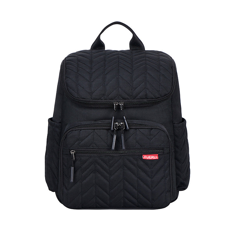 Color Large Capacity Embroidery Diaper Portable Bottle Bags