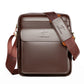 Men's Man Business Leather Vertical Fashion Trendy Backpacks