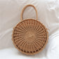 Women's Straw Handmade Woven Hollowed Round Fashionable Bags