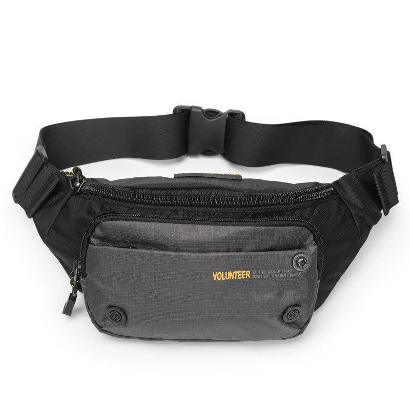 Men's Slouchy Beautiful Running Pouch Canvas Men's Waist Packs