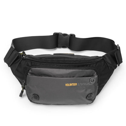 Men's Slouchy Beautiful Running Pouch Canvas Men's Waist Packs