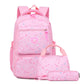 Secondary Printed Three-piece Set Nylon Cartoon Backpacks