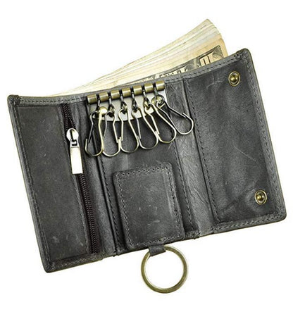 Men's Top Layer Crazy Horse Skin Cowhide Men's Wallets