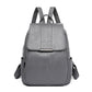 Women's Retro Style Real Sheepskin Pattern Solid Backpacks