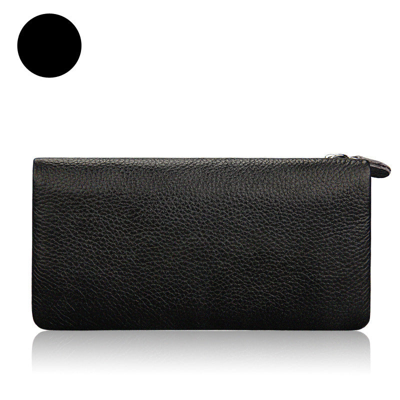 Women's Cowhide Exquisite High Quality Candy Color Fashion Ladies Wallets