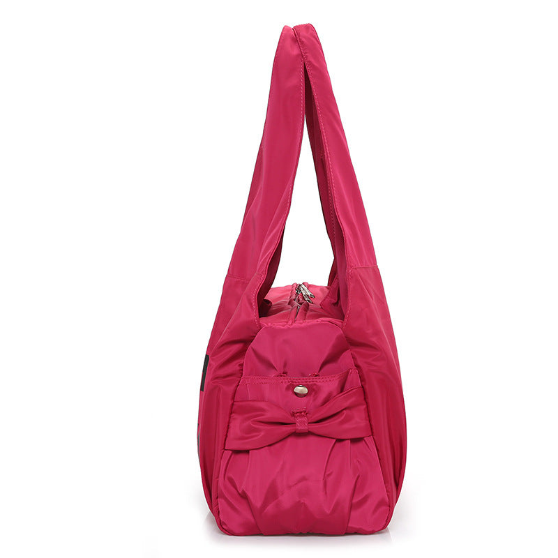 Women's Lightweight Large Nylon Trendy Printing Shoulder Bags
