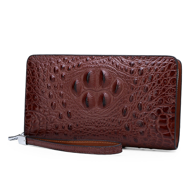 Men's Pattern Clutch Large Capacity Business Double Men's Handbags