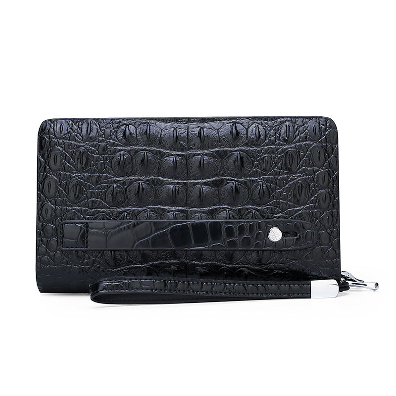 Men's Pattern Clutch Large Capacity Business Double Men's Handbags