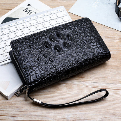 Men's Pattern Clutch Large Capacity Business Double Men's Handbags