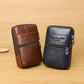 Men's Leather Retro First Layer Cowhide Mini Men's Waist Packs