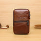 Men's Leather Retro First Layer Cowhide Mini Men's Waist Packs