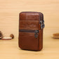 Men's Leather Retro First Layer Cowhide Mini Men's Waist Packs