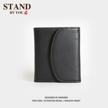 Men's Short Retro Large Capacity Driving License Men's Wallets