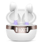 Auriculares inalámbricos Bluetooth 5.2 con micrófono HD [2023] Auriculares Bluetooth intrauditivos, graves profundos, auriculares Bluetooth impermeables IP7, 40 horas de reproducción, auriculares para iPhone, Android, USB-C