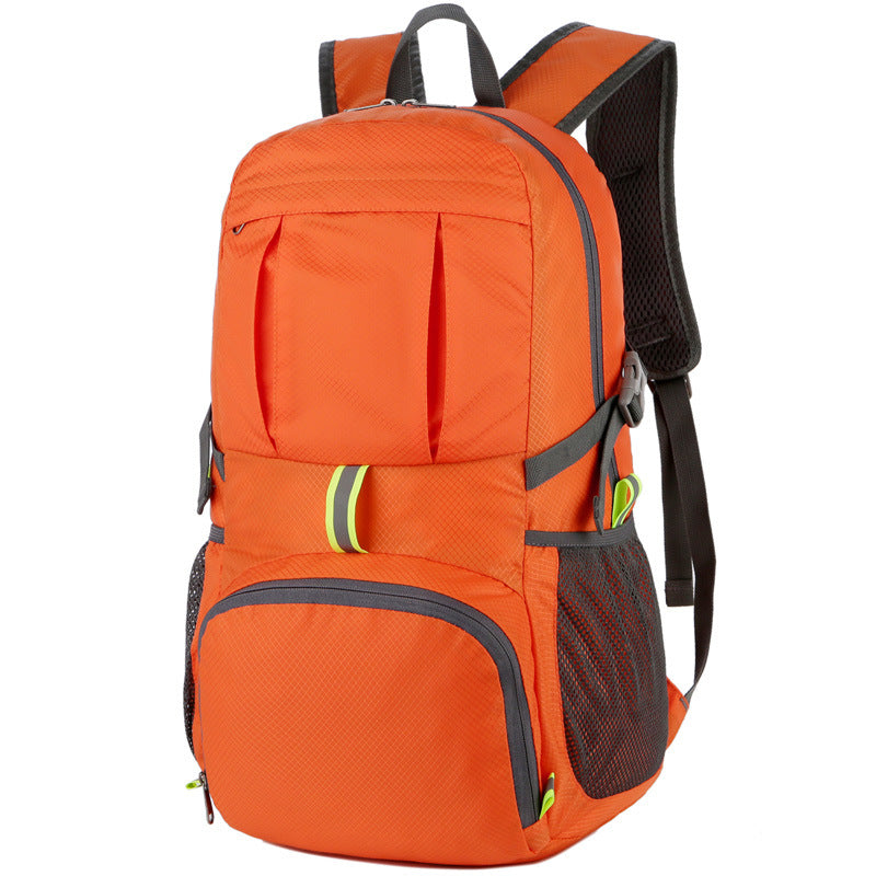 Men's Leisure Printed Foldable Portable Hiking Lightweight Backpacks