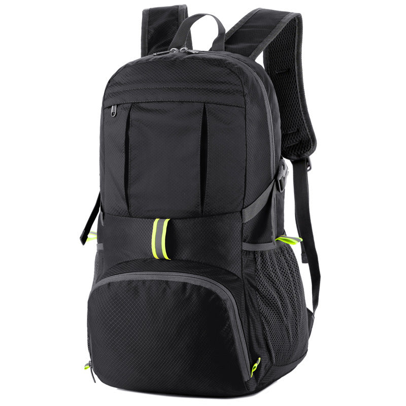 Men's Leisure Printed Foldable Portable Hiking Lightweight Backpacks