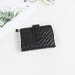 Women's Short Genuine Leather Simple Driving License Ladies Wallets
