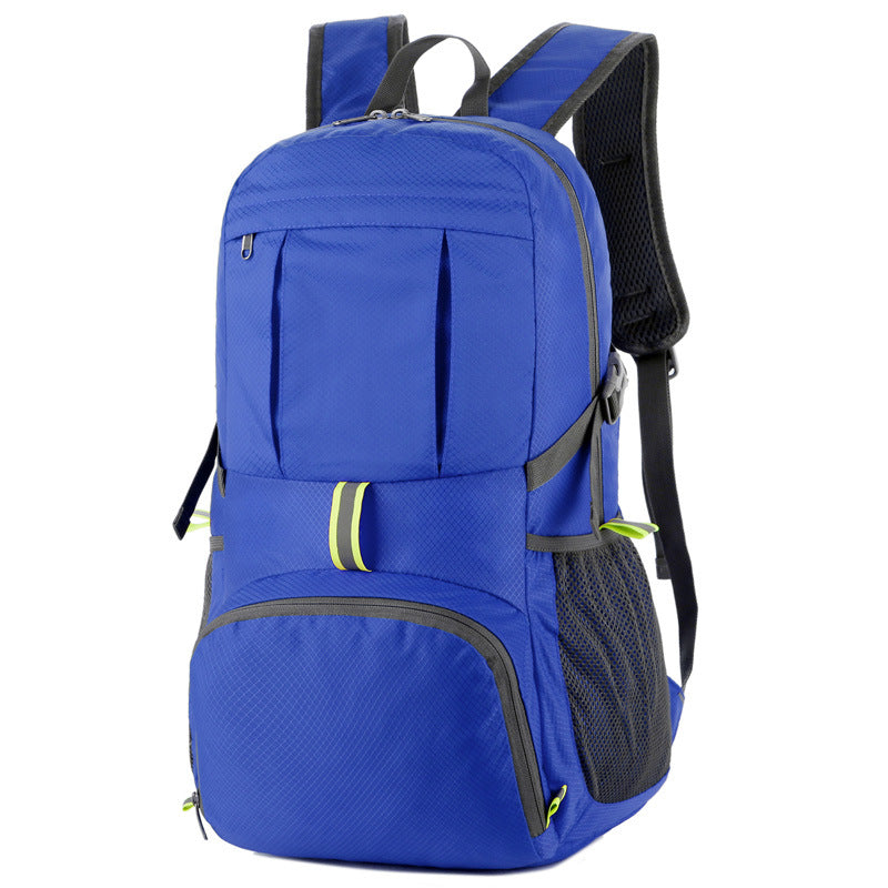 Men's Leisure Printed Foldable Portable Hiking Lightweight Backpacks