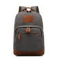 Men's Solid Color Large Capacity Leisure Korean Backpacks