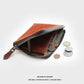 Men's Short Leather Zipper Driving License First Layer Men's Wallets