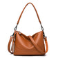 Women's Comfortable Leather Tassel Simple Portable Shoulder Bags