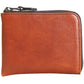 Men's Short Leather Zipper Driving License First Layer Men's Wallets
