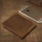 Men's Short Genuine Leather Horizontal Leisure Cowhide Simple Light Thin Men's Wallets