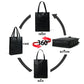 Ebony Elegance Leather Tote