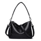 Women's Comfortable Leather Tassel Simple Portable Shoulder Bags