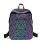 Women's Geometric Rhombus Fashion Magic Color Unisex Backpacks
