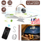 Rechargeable Tent Ceiling Fan with LED Light & Remote Control