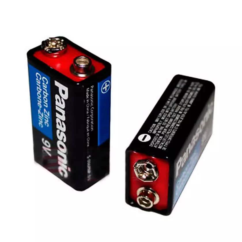 Paquete de 12: Pilas Panasonic 9V Super Heavy Duty