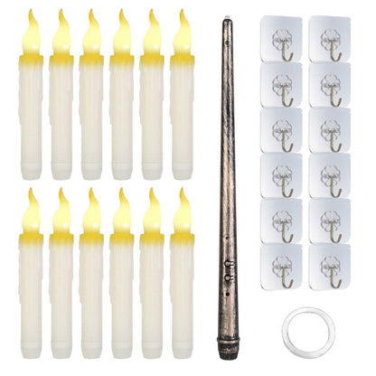 12 unidades: Velas LED mágicas flotantes sin llama