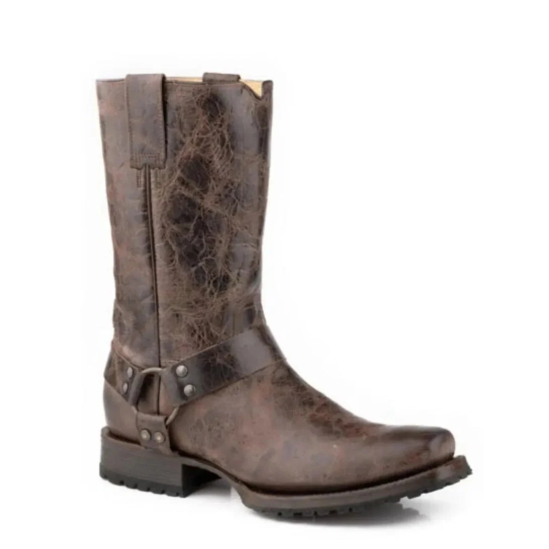 Bota de Motorista Stetson Range Roamer (Marrón) - Hombre