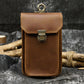 Men's Retro Crazy Horse Leather Mini First Men's Waist Packs