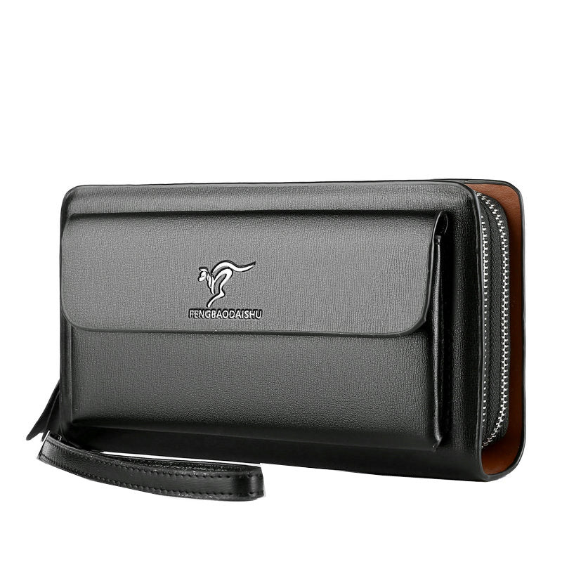 Men's Kangaroo Clutch Fashion Korean Style Men's Handbags
