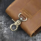 Men's Beautiful Leather Crazy Horse Across Men's Waist Packs