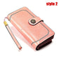 Large Capacity Long Retro Genuine Leather Ladies Wallets