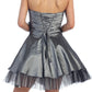 CLEARANCE - Juliet 1213 Lace Up Back Dress Short A-Line Strapless (Size XL)