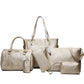 Women's Spring Rose Set Fashion Korean Portable Bags