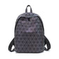 Diamond Plaid Luminous Laser Personalized Geometric Bags