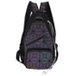 Women's & Men's & Geometric Rhombus Changeable Colorful Luminous Backpacks